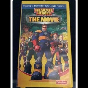 Rescue Heroes VHS Tape for kids
